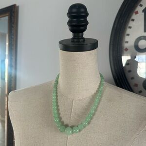 Elegant Jade Beaded Necklace